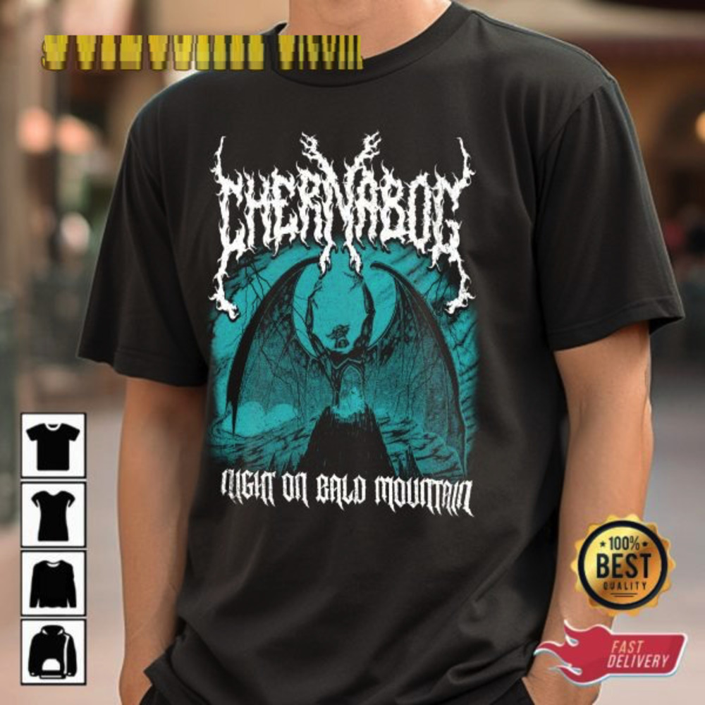 Deathmetal Chernabog Dark Symphony Menacing Goth Disney Metalhead T-Shirt
